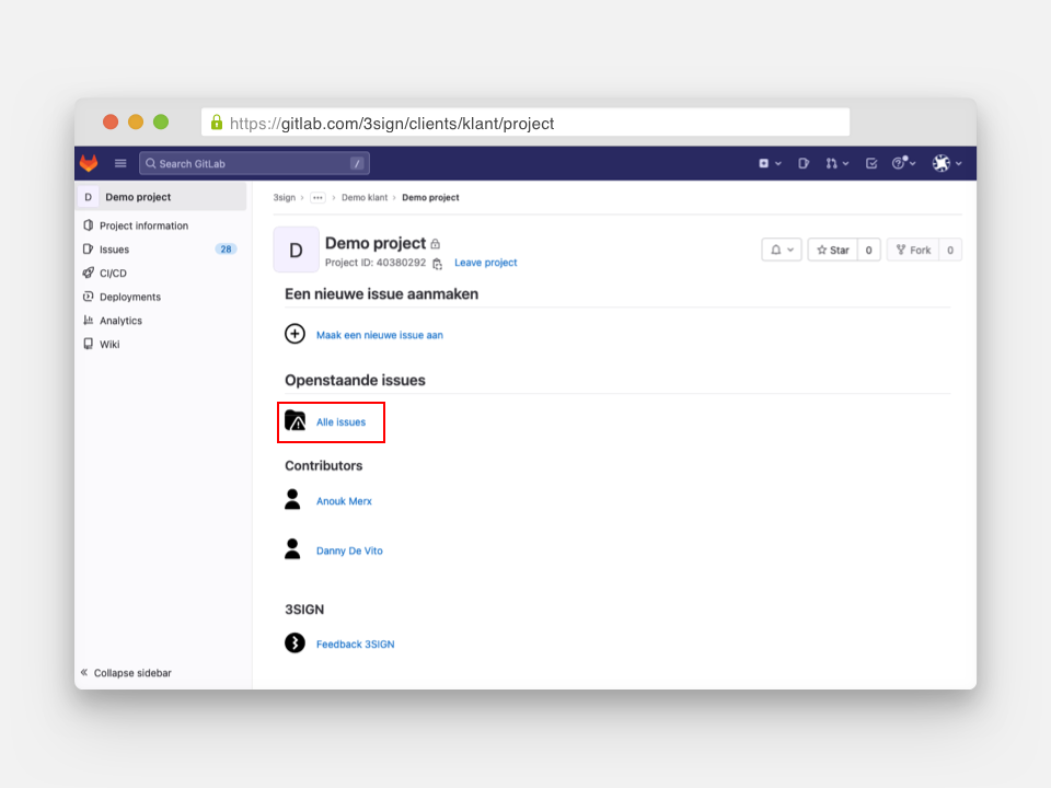Screenshot persoonlijk dashboard Screenshot persoonlijk dashboard