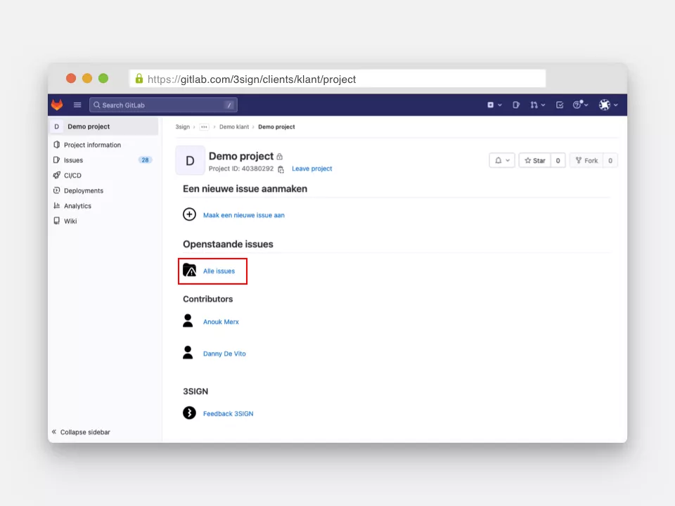 Screenshot persoonlijk dashboard Screenshot persoonlijk dashboard